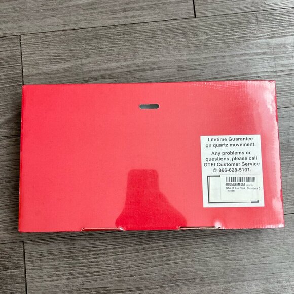 NEW NBA Oklahoma City Thunder #1 Fan License Plate Clock Brand New In Box - Picture 5 of 5